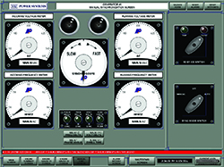 saipower hmi generator paralleling screen